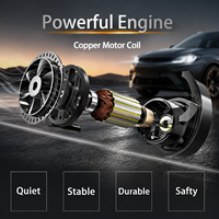12V Portable Car Air Compressor Tire Inflator Pump with Digital Pressure Gauge for Auto Vehicle Accessories