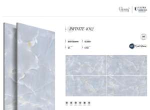 Carreaux de porcelaine brillants de qualité supérieure pour l'exportation, 800x1600, 1200x1800, 750x1500 mm, dalles de luxe pour l'architecture moderne - Product Image 3