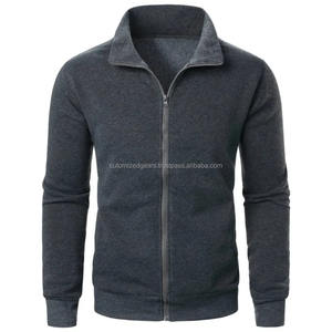 Veste de Baseball Décontractée pour Extérieur Street wear Automne Hommes à Manches Longues Veste à Fermeture Éclair Manteaux Couleur Unie Sweatshirts Chauds - Product Image 3