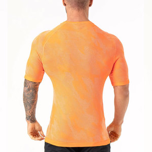 Ropa Deportiva para Hombre, Corte Regular, 100% Algodón, Transpirable, Elástica, Cuello Redondo, Camiseta Personalizable en Color, para Trabajo y Entrenamiento, Venta al Por Mayor - Product Image 3