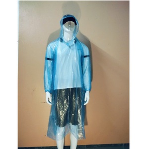 เสื้อกันฝนพลาสติกแบบใช้ครั้งเดียวทิ้ง สีสันสดใส ขายส่ง ยอดนิยม สำหรับ 1 คน ผลิตจากพลาสติก PE  ขั้นต่ำในการสั่งซื้อน้อย ผลิตในเวียดนาม - Product Image 2