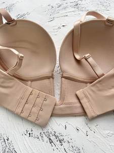 Embroidered <b>Women's</b> Plus Size Sport Underwear Set Seamless Wireless Bra Top Comfortable Solid Lingerie Logo Waist Full Cup - Product Image 4