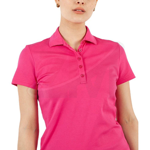 Camisa Polo Clásica de Algodón para Mujer, Manga Corta, Corte Entallado, Tejido Transpirable y Suave, Ropa Casual Elegante de Verano - Product Image 2