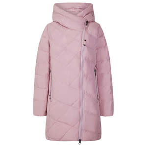 Abrigo de Invierno para Mujer, Estilo Diseñador, Chaqueta Larga Acolchada, Elegante, con Capucha, Impermeable, con Cierre, Directo de Fábrica - Product Image 5