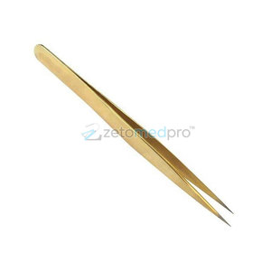 Pinzas de Precisión para Pestañas, de Acero Inoxidable, con Punta Fina, Herramienta de Belleza Antiestática - Product Image 2