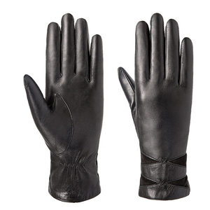 ถุงมือหนังแกะคุณภาพดีที่สุด ดีไซน์ใหม่ ถุงมือหนังแฟชั่นที่สวมใส่สบาย - Product Image 1