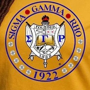 T-shirt personnalisé pour femmes Sigma Gamma Rho, imprimé de lettres grecques, manches courtes, col rond, décontracté, confortable, mode féminine - Product Image 3