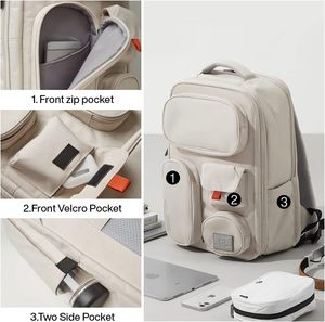 Expandable Travel <b>Backpack</b> for Women & Men 15.6'' Laptop Carry On Weekender Bag Outdoor Hiking with Multifunction Pockets - Product Image 3