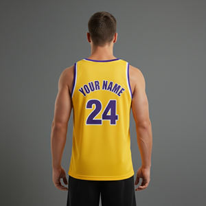 Camiseta de Baloncesto Sublimada de Malla Transpirable Antibacteriana de Alta Calidad 100% Poliéster con Diseño de Logotipo y Nombre de Equipo Personalizado - Product Image 2