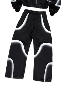 Conjunto Deportivo Personalizado OEM 2026, Sudadera con Cremallera y Pantalones Deportivos, Impresión en Serigrafía, Lavado Ácido, Invierno, Tallas Grandes, Unisex - Product Image 3