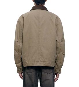 High Quality Custom Denim Jacket <b>for</b> <b>Men</b> High Quality Coats <b>Jean</b> <b>Work</b> Jacket Casual Street Wear Cotton Washed Denim Jacket - Product Image 3