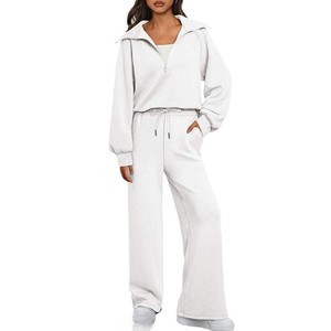 Pantalons de survêtement à jambes larges, effet délavé, pour les marques de mode de luxe, pantalons en coton imprimés, vente en gros - Product Image 2