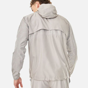 Chaqueta Cortavientos con Capucha para Hombre, Personalizada OEM, Repelente al Agua, Ropa Deportiva - Product Image 2