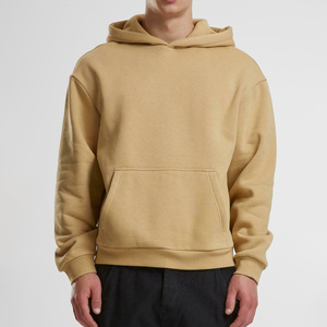 Sudadera con Capucha Clásica para Hombre, 400 g/m², Gruesa, con Cierre, 100% Algodón Suave, Color Sólido, para Invierno, con Logotipo Personalizado Bordado - Product Image 1