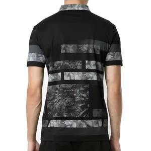 Polo de golf blanc personnalisé pour homme, léger, très demandé, motif uni, imprimé par sublimation, manches courtes, design sportif - Product Image 4