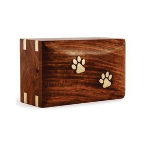 Handcrafted Wooden Cremation Urn <b>Box</b> for Human Ashes Adult Decorative Floral Carved Rosewood Funeral <b>Memorial</b> <b>Keepsake</b> Urn - Product Image 4