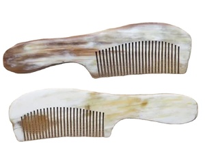 หวีฮอร์นไหมธรรมชาติเรียบเนียนแบบดั้งเดิม - Product Image 4