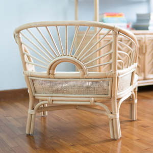 Sillón de mimbre ecológico para niños, sillas de sofá de tamaño mini para bebés, sillón de tamaños y colores personalizados, precio barato - Product Image 3