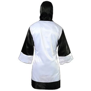 Bata de Boxeo Profesional Personalizable con Capucha, de Satén, Ligera y Cómoda para el Ring - Product Image 3