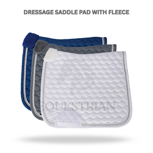 Dressage Saddle <b>Pad</b> with Fleece Horse Riding Saddle <b>Pad</b> Equestrian Equipment - Product Image 2