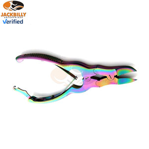 Coupe-ongles robuste professionnel en acier inoxydable double action de 6 pouces, couleur arc-en-ciel, pour podologie, ongles épais et mycosés, et usage bébé - Product Image 4