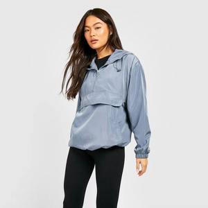 Chaquetas Cortavientos Deportivas para Mujer, Chaqueta Cortavientos Ligera de Otoño con Logotipo Personalizado, Chaqueta de Nailon de Secado Rápido 2026 - Product Image 6