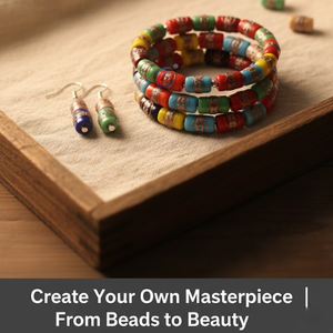 EXCEL EXPORTS Cuentas Sueltas de Vidrio Multicolor en Forma de Barril de 8 Pulgadas (12x22mm) |   Cuentas Decorativas Hechas a Mano para Diseños de Manualidades - Product Image 4