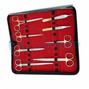 9 Pcs <b>Tungsten</b> Carbide Minor Surgery Veterinary Instrument Kit Stainless Steel TC Surgical Set CE Certified - Product Image 2