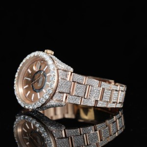 Reloj Mecánico de Edición Limitada para Hombre, Estilo Hiphop, con Moissanita VVS Premium, Lujoso, Brillante, Estilo Urbano, Elegancia Real - Product Image 3