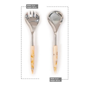 Best Selling Premium Stainless Steel Cutlery Set With Resin Handle For Modern Dining <b>Table</b> And Elegant <b>Kitchen</b> Use - Product Image 2