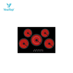 Table <span class=keywords><strong>de</strong></span> <span class=keywords><strong>cuisson</strong></span> à induction multi-brûleurs encastrable en céramique pour usage commercial et domestique avec fonction <span class=keywords><strong>de</strong></span> chauffage par ondes lumineuses et <span class=keywords><strong>de</strong></span> réservation <span class=keywords><strong>de</strong></span> temps - Product Image 6