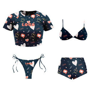 Conjunto de Bikini de 2 Piezas para Mujer, Traje de Baño Premium, Top Triangular Ajustable, Braguita de Cintura Alta, Ropa de Playa - Product Image 1