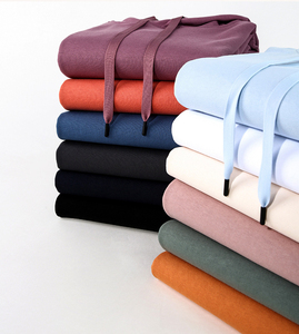 500G Pure Cotton Solid Color Looped Hoodie With Puff Printing, Embroidery, Screen Printing, Loose Oversized Hoodie - Product Image 1