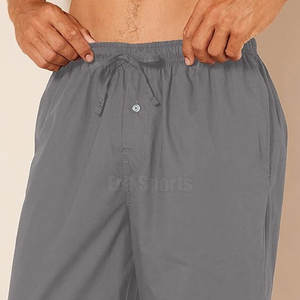 Pyjama droit pour homme, vente en gros, confortable, logo personnalisé, style streetwear - Product Image 5