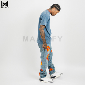 เสื้อยืดคอตตอนพิมพ์ลายย้อมสีแบบโอเวอร์ไซส์สำหรับผู้ชาย ปี 2026 น้ำหนัก 300 กรัม สไตล์วินเทจ ซักแล้วใส่สบาย เหมาะสำหรับสตรีทแวร์ แฟชั่นลำลอง - Product Image 2