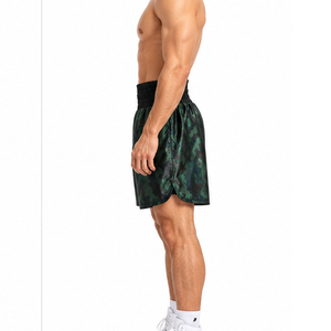 Pantalones Cortos de Boxeo para Hombre, Estampado de Camuflaje, Poliéster que Absorbe la Humedad, Ropa Deportiva para Entrenamiento, Gimnasio, Combate, Corte Regular, Ropa de Boxeo para Adultos - Product Image 2