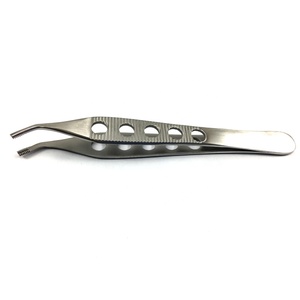 Pinces de dissection manuelles à prix bas pour la fabrication en gros, pinces à tissus dentelées en acier inoxydable pour pansements - Product Image 1