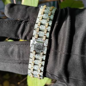 Reloj de Pulsera para Hombre, Elegante y de Lujo, con Cristal de Zafiro y Moissanita, Movimiento ETA, Resistente al Agua 10m, Caja de 28mm, Cuarzo Analógico - Product Image 5