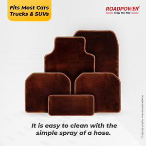 Alfombrillas Universales para Auto ROADPOWER (RP-MAT-130), Color Negro Premium, Resistentes, Impermeables y Fáciles de Limpiar - Product Image 2