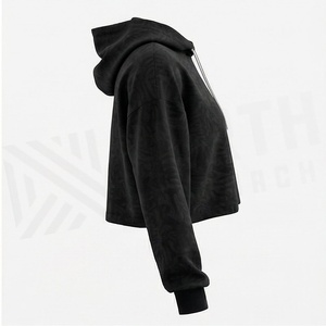 Sweat-shirt à capuche zippé pour femme, qualité supérieure, moderne, populaire, anti-boulochage, respirant, streetwear décontracté, vêtements d'hiver - Product Image 3