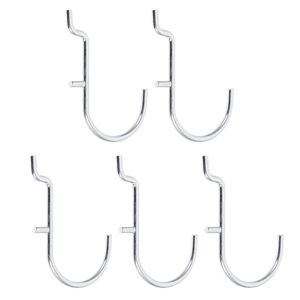 Metal Pegboard Hanging <b>Hooks</b> Stainless Steel Pegboard Shelf Storage <b>Hooks</b> Display Hanger for Supermarket Retail Shop <b>Garden</b> - Product Image 1