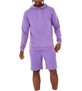 Conjunto de Pantalones Cortos y Sudadera con Capucha de Moda para Hombre, Conjunto de Pantalones Cortos y Sudadera con Logotipo Personalizado, Pantalones Cortos Resistentes para Hombre - Product Image 3