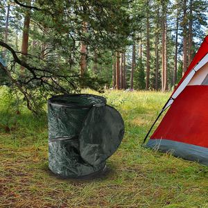 Cestino Pieghevole Pop-Up da Esterno da 110 Litri per Feste, Rifiuti da Giardino e Campeggio - Accessori Premium per Lavanderia - Product Image 5