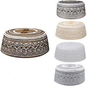 Gorros de Oración Musulmanes Árabes Personalizables de Alta Calidad y Ecológicos, Gorros Topi para Mezquita, Diseño Impreso por Sublimación, Gorros Cómodos - Product Image 5