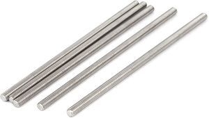 Barre filetée métrique M8 en acier électrogalvanisé, entièrement filetée, pour la construction et le support MÉP - Product Image 5