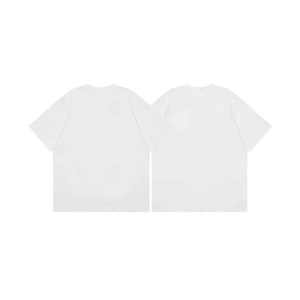 T-shirt décontracté pour homme, manches courtes, col rond, tricoté, couleur unie violet, coupe classique - Product Image 2