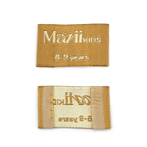Custom Woven Damask Labels with Laser Cut Edges-Personalized Washable Stitch <b>Tags</b> for Garment <b>Bags</b> Souvenirs or Gifts - Product Image 2