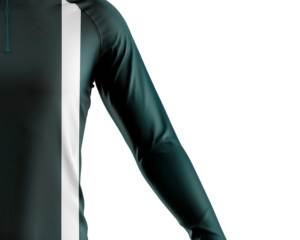 T-shirt Homme 2026 Col Montant Demi-Zip Couleur Unie Séchage Rapide Respirant Anti-Bactérien Coupe-Vent Sport Décontracté - Product Image 3
