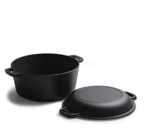 Olla Holandesa Esmaltada de Alta Resistencia con Núcleo de Hierro Fundido, Acabado Duradero Resistente a Arañazos, Tapa Hermética y Cómoda - Product Image 5