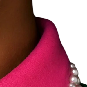 Collar Desmontable de Perlas Rosas para Mujer, Collar Decorativo con Cuentas de Perlas de Imitación, Accesorio de Moda para Blusa, Prenda Elegante - Product Image 3